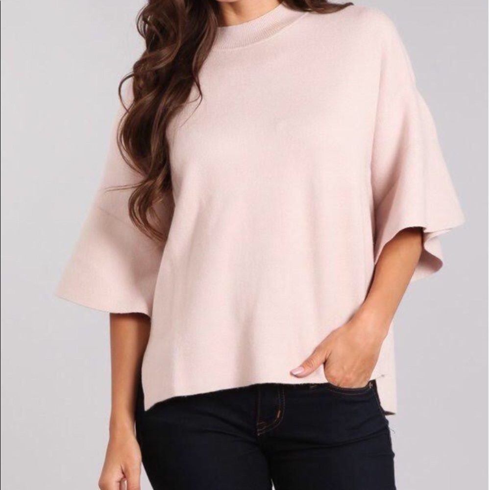 Soft pink sweater